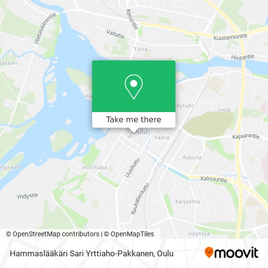 Hammaslääkäri Sari Yrttiaho-Pakkanen map