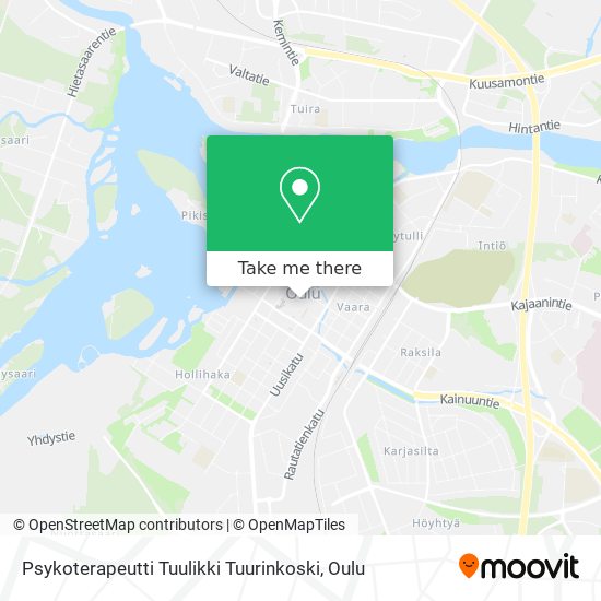 Psykoterapeutti Tuulikki Tuurinkoski map