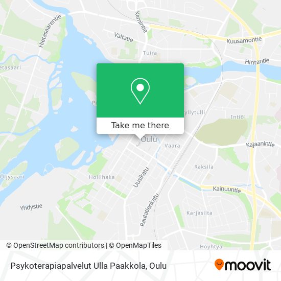 Psykoterapiapalvelut Ulla Paakkola map