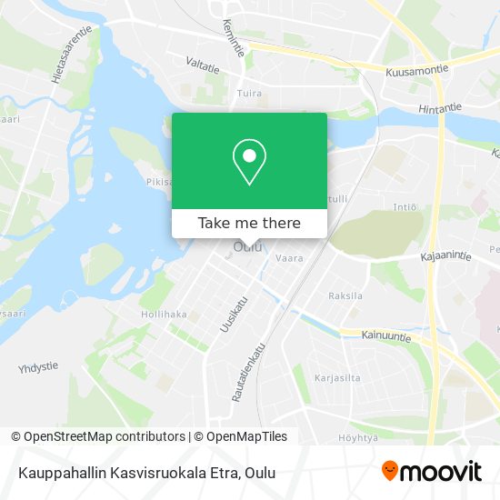 Kauppahallin Kasvisruokala Etra map