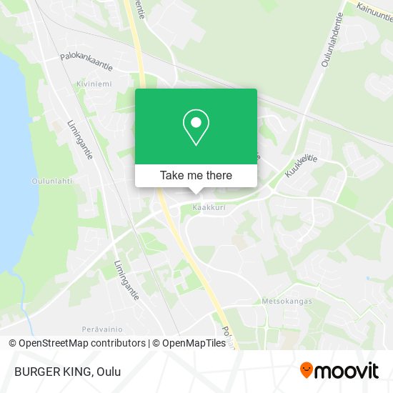 BURGER KING map