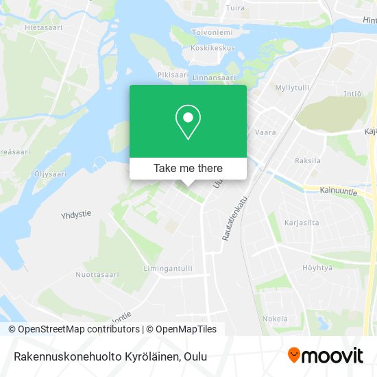 Rakennuskonehuolto Kyröläinen map