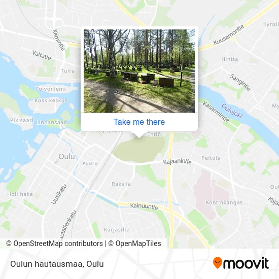 Oulun hautausmaa map