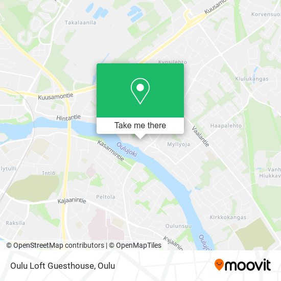 Oulu Loft Guesthouse map