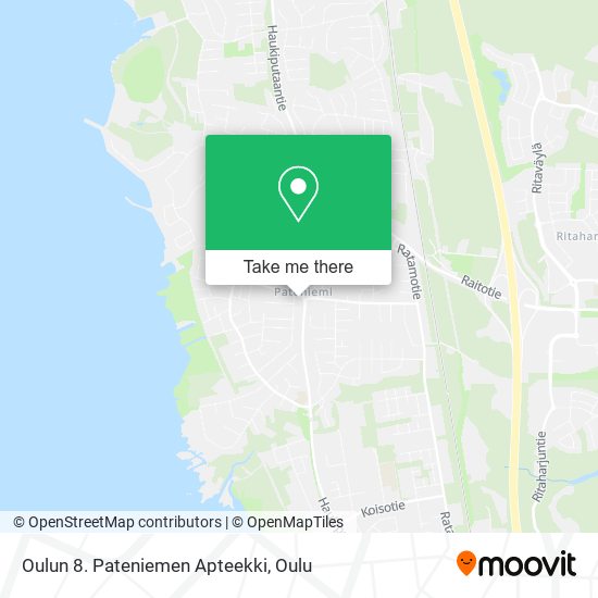 Oulun 8. Pateniemen Apteekki map