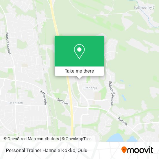 Personal Trainer Hannele Kokko map