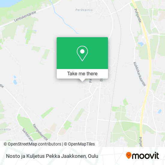 Nosto ja Kuljetus Pekka Jaakkonen map