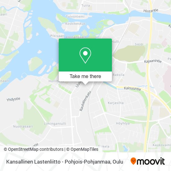 Kansallinen Lastenliitto - Pohjois-Pohjanmaa map