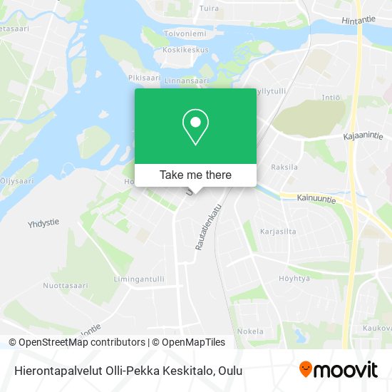 Hierontapalvelut Olli-Pekka Keskitalo map