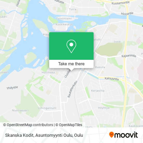 Skanska Kodit, Asuntomyynti Oulu map