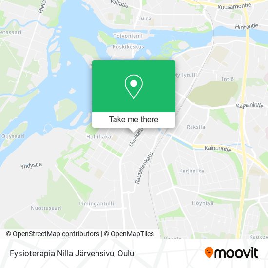 Fysioterapia Nilla Järvensivu map