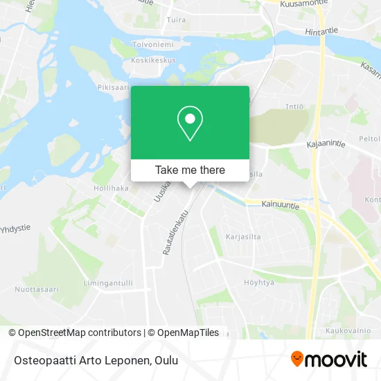 Osteopaatti Arto Leponen map