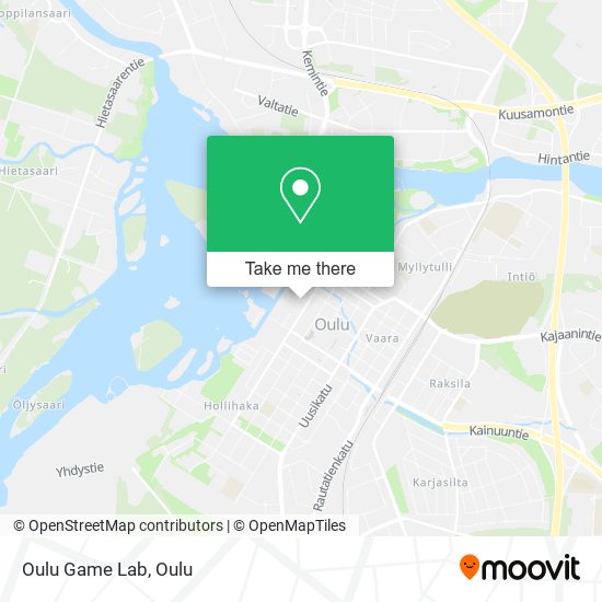 Oulu Game Lab map