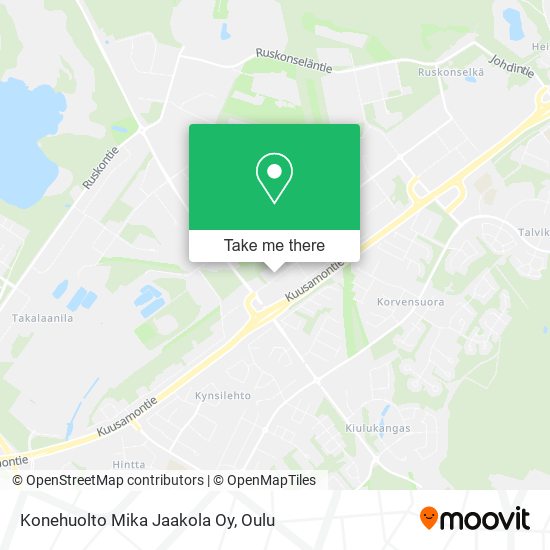 Konehuolto Mika Jaakola Oy map