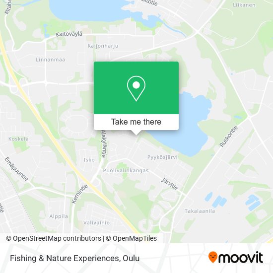 Fishing & Nature Experiences map