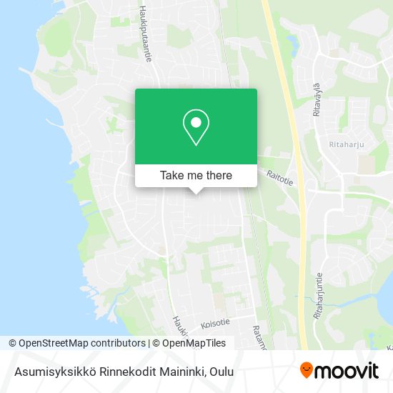 Asumisyksikkö Rinnekodit Maininki map