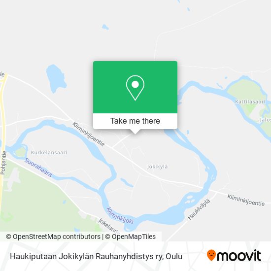 Haukiputaan Jokikylän Rauhanyhdistys ry map