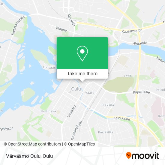 Värväämö Oulu map