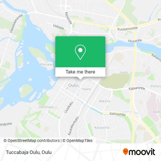 Tuccabaja Oulu map