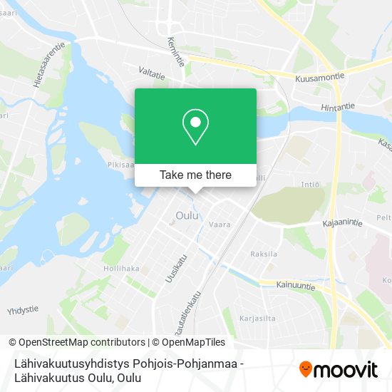 Lähivakuutusyhdistys Pohjois-Pohjanmaa - Lähivakuutus Oulu map