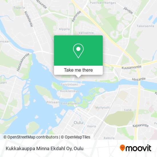 Kukkakauppa Minna Ekdahl Oy map