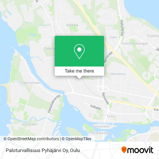 Paloturvallisuus Pyhäjärvi Oy map