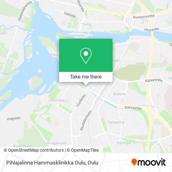 Pihlajalinna Hammasklinikka Oulu map
