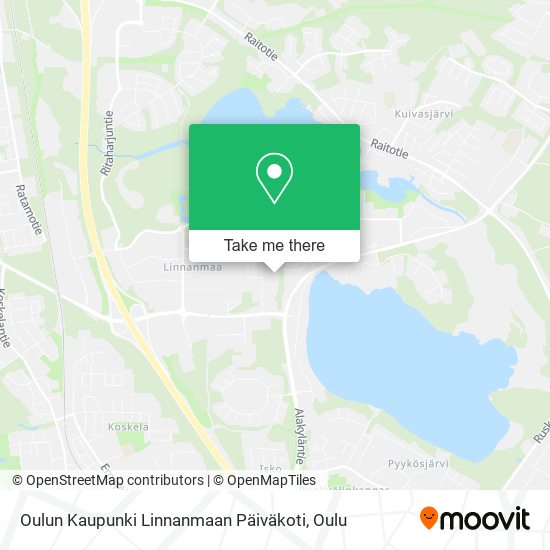 Oulun Kaupunki Linnanmaan Päiväkoti map