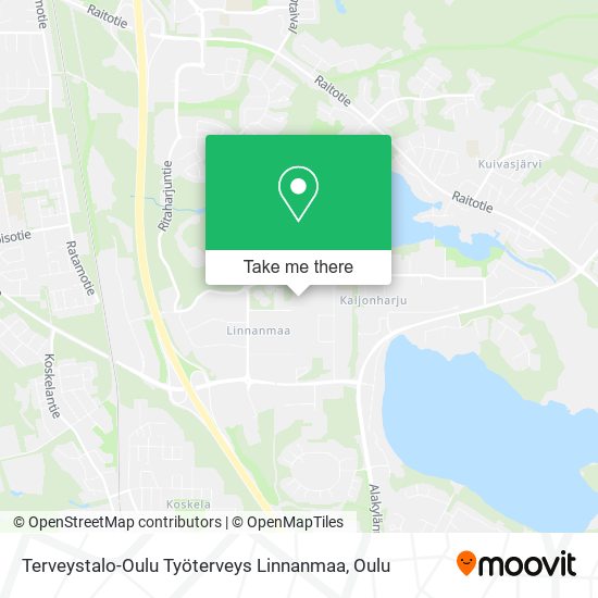 Terveystalo-Oulu Työterveys Linnanmaa map