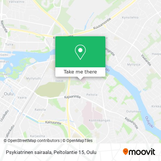 Psykiatrinen sairaala, Peltolantie 15 map