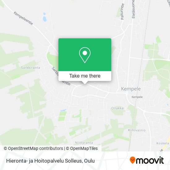 Hieronta- ja Hoitopalvelu Solleus map