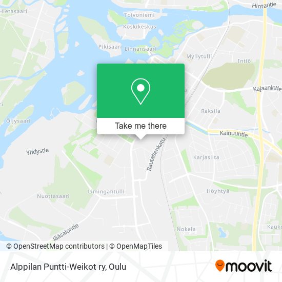 Alppilan Puntti-Weikot ry map
