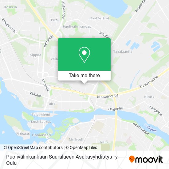 Puolivälinkankaan Suuralueen Asukasyhdistys ry map