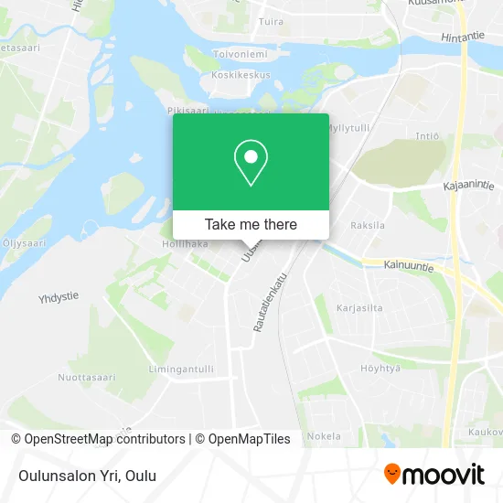 Oulunsalon Yri map