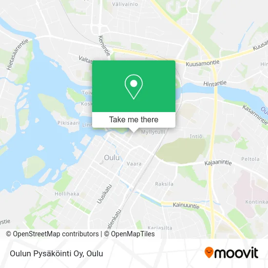Oulun Pysäköinti Oy map