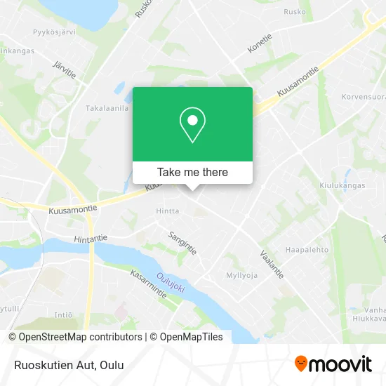 Ruoskutien Aut map
