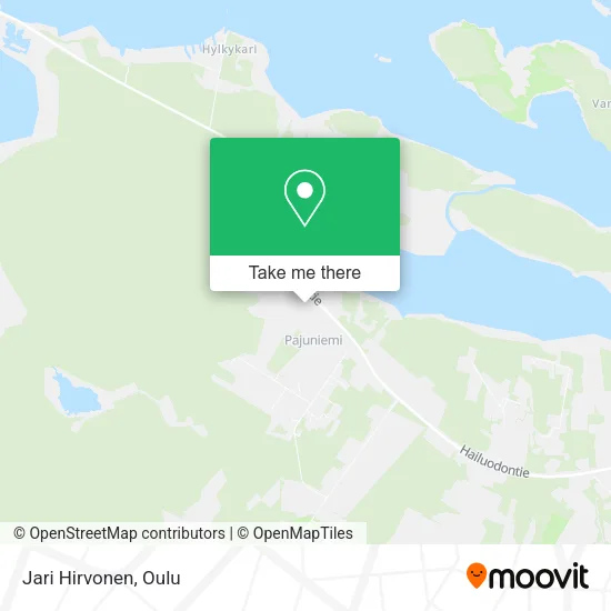 Jari Hirvonen map