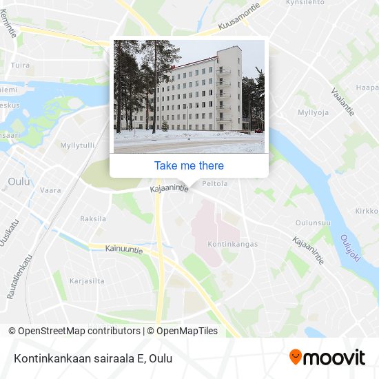 Kontinkankaan sairaala E map