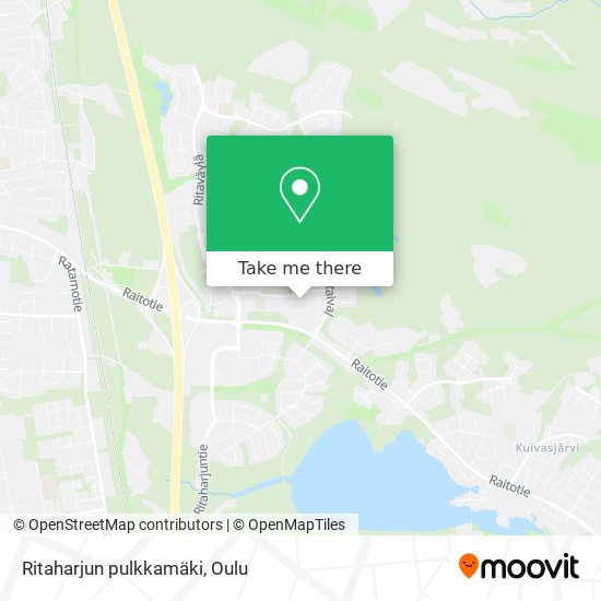 Ritaharjun pulkkamäki map