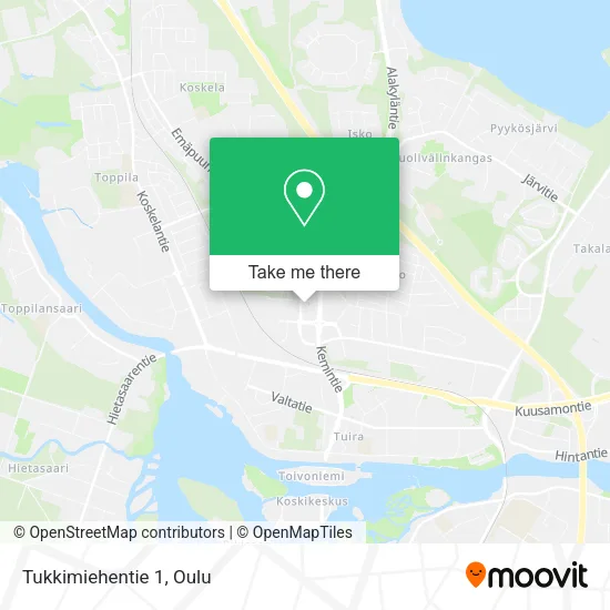 Tukkimiehentie 1 map