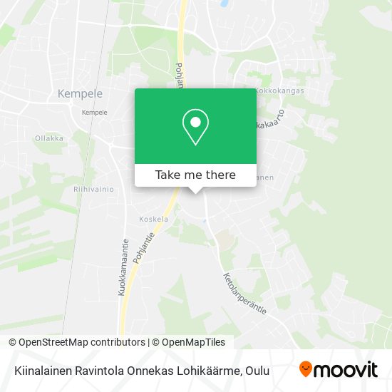 Kiinalainen Ravintola Onnekas Lohikäärme map