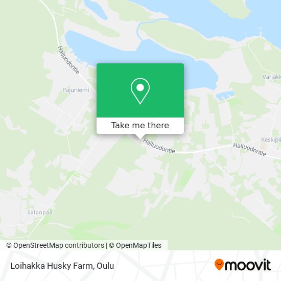 Loihakka Husky Farm map