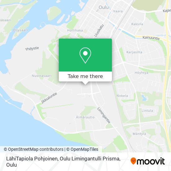 LähiTapiola Pohjoinen, Oulu Limingantulli Prisma map