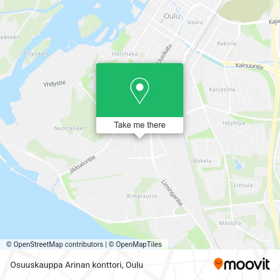 Osuuskauppa Arinan konttori map