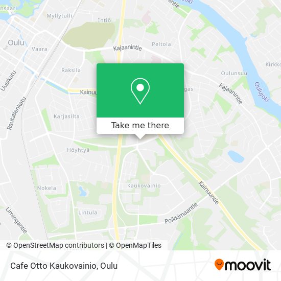 Cafe Otto Kaukovainio map