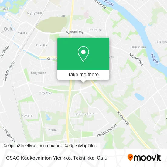 OSAO Kaukovainion Yksikkö, Tekniikka map