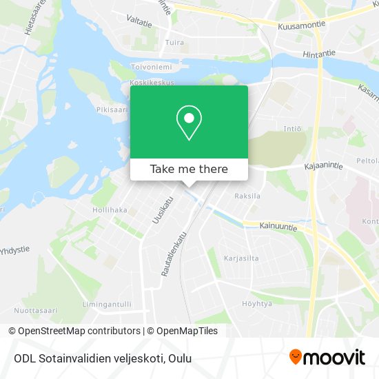 ODL Sotainvalidien veljeskoti map