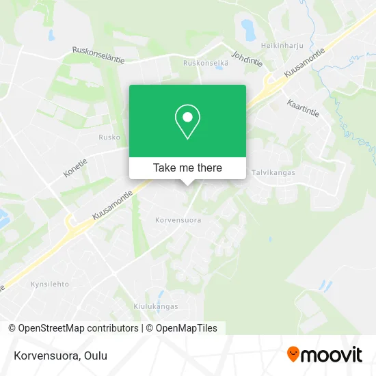 Korvensuora map