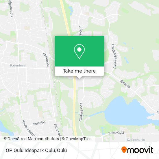 OP Oulu Ideapark Oulu map