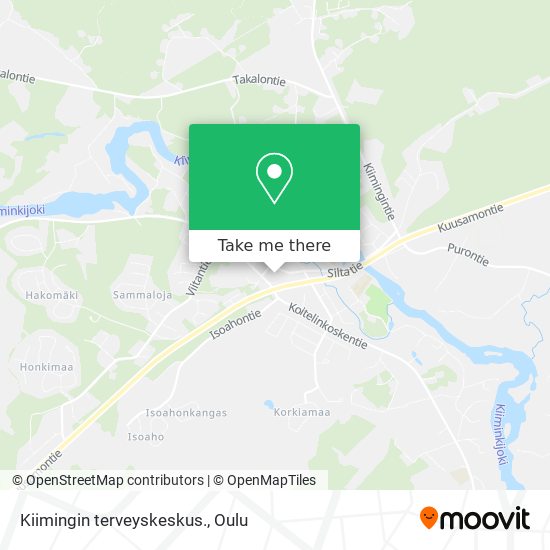 Kiimingin terveyskeskus. map